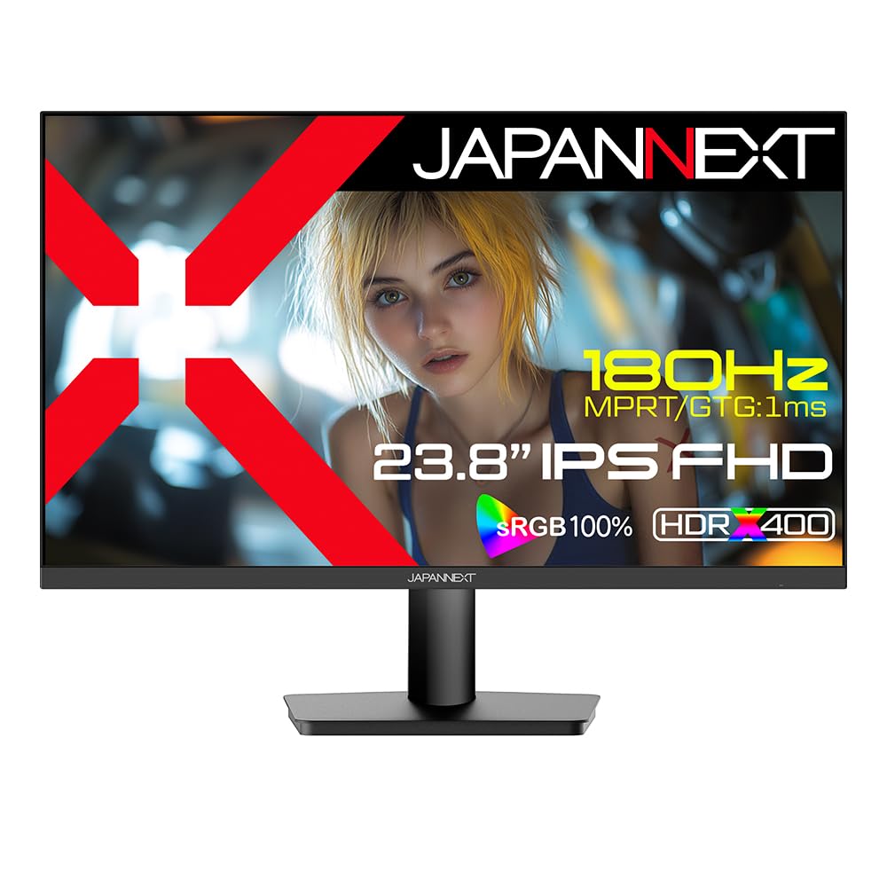 Amazon.co.jp: JAPANNEXT 23.8インチ ゲーミングモニター 180Hz 1ms